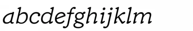 Custer Text Italic