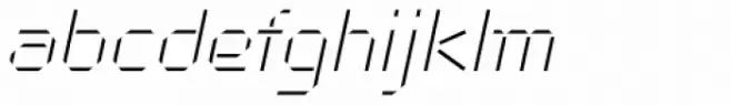 Cut Sans Serif Oblique