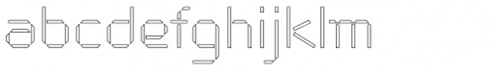 Cut Sans Serif Outline
