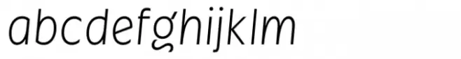 Cygnet CF Thin Italic