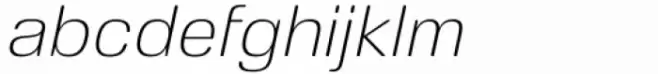 Cynosure Soft Extra Light Italic