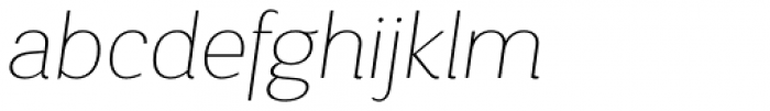D Blues Thin Italic