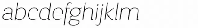 D Blues Thin Italic