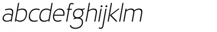 D Hanna ExtraLight Italic
