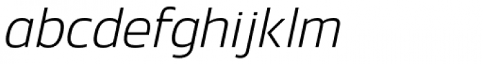 Danos Extra Light Italic