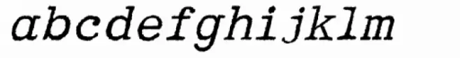 Dear John Italic