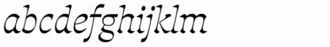 Deberny Line Light Italic