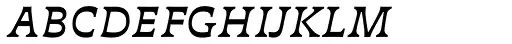 Deberny Text Small Caps Regular Italic