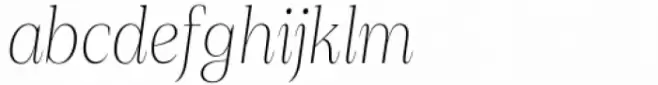 Debira ExtraLight Italic