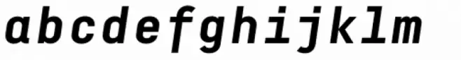 Decima Mono A Bold Italic