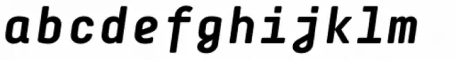 Decima Mono Pro Bold Italic