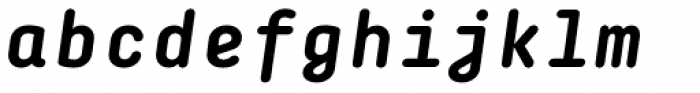 Decima Mono Round Bold Italic