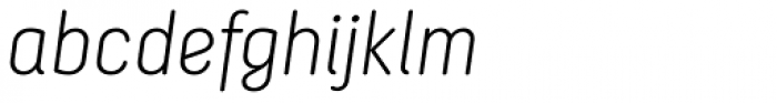 Decima Round Light Italic