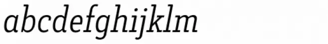 Decour Condensed Light Italic
