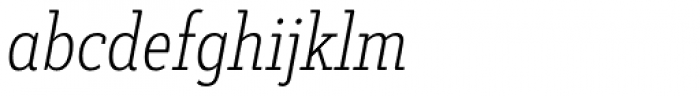 Decour Condensed Ultralight Italic