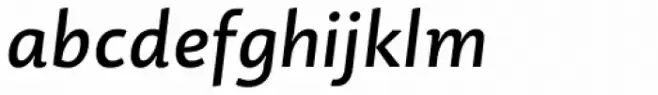 Dederon Sans Medium Italic