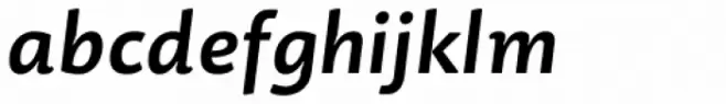 Dederon Sans SemiBold Italic
