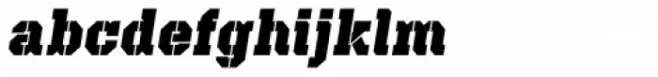 Defense Black Italic