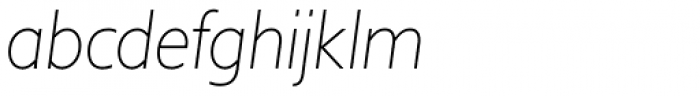 Delargo DT ExtraLight Italic