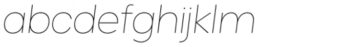 Delecta Extra Light Italic