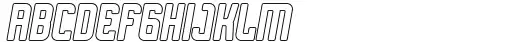 Delgos Black Slanted Outline
