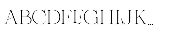 Delluna Typeface Thin