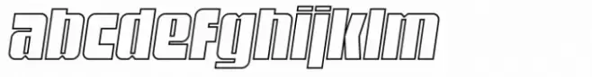 Desta Outline Square O Italic
