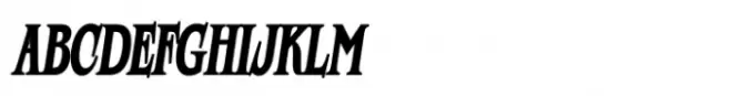 Devil Candle Narrow Bold Italic
