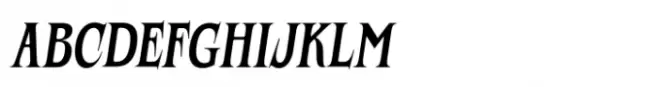 Devil Candle Narrow Italic