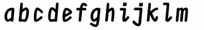 DF Staple Mono Heavy Italic
