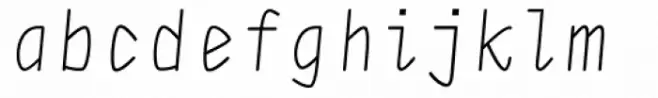 DF Staple Mono Italic