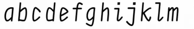 DF Staple Mono Medium Italic