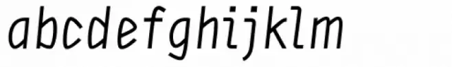DF Staple TXT Medium Italic