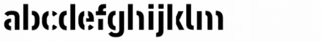 DIN 2014 Stencil Open Bold