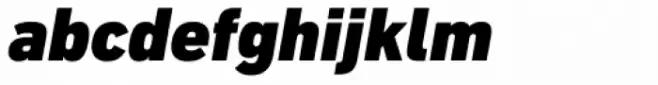 DIN Next Cyrillic Black Italic