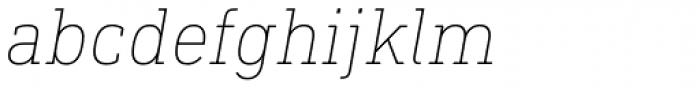 DIN Next Slab Ultra Light Italic