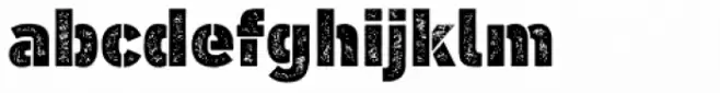 DIN Next Stencil Rust Black