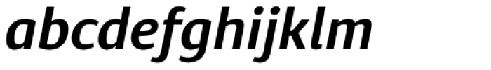 Diaria Sans Pro Semi Bold Italic