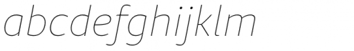 Diaria Sans Pro Thin Italic