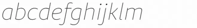Diaria Sans Pro Thin Italic