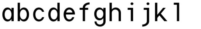 Die Monospaced Hubbuch Regular