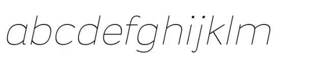 Dikta Neue Thin Italic