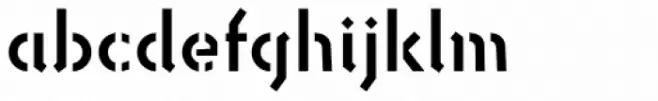 Dina Stencil Bold