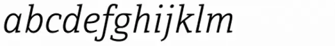Directa Serif Light Italic
