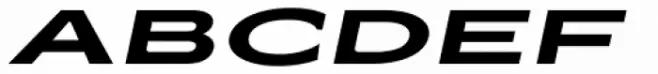 Distancia Extra Bold Italic