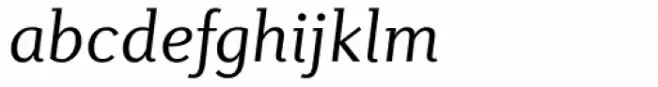 Diverda Serif Light Italic