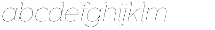 Donnerstag Hairline Italic