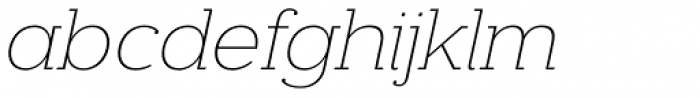 Donnerstag Thin Italic