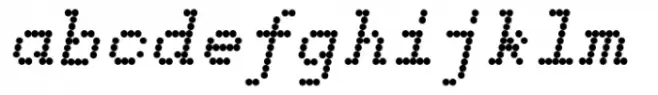 Dotted Weekend Bold Italic