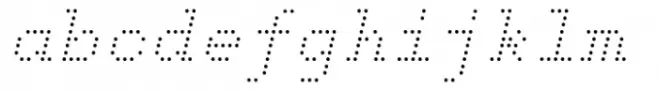Dotted Weekend Light Italic